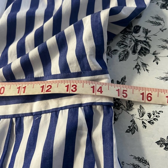 J. Crew Striped Halter Wide Leg Jumpsuit size 4 - Picture 12 of 16